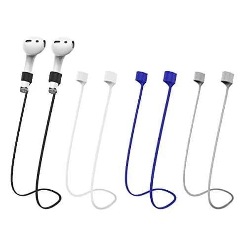MULTAICH Magnetic Anti-Lost Strap for AirPods, Pro, Pro2 | 68.5 cm (27 in) Silicone Neck Rope Cord thumbnail 1