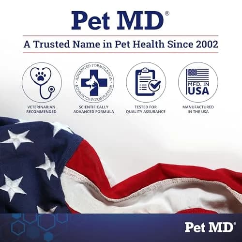 Pet MD Dental Wipes for Dogs Teeth - Fresh Apple & Mint Flavor - 100ct | Easy Dental Care for Dogs in India thumbnail 7
