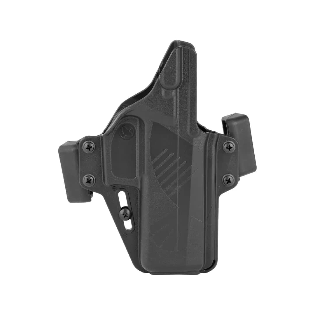 Raven Concealment Systems Perun Gun Holster Compatible with Glock 48 | Black Finish, Ambidextrous, OWB | PXG48-FBM