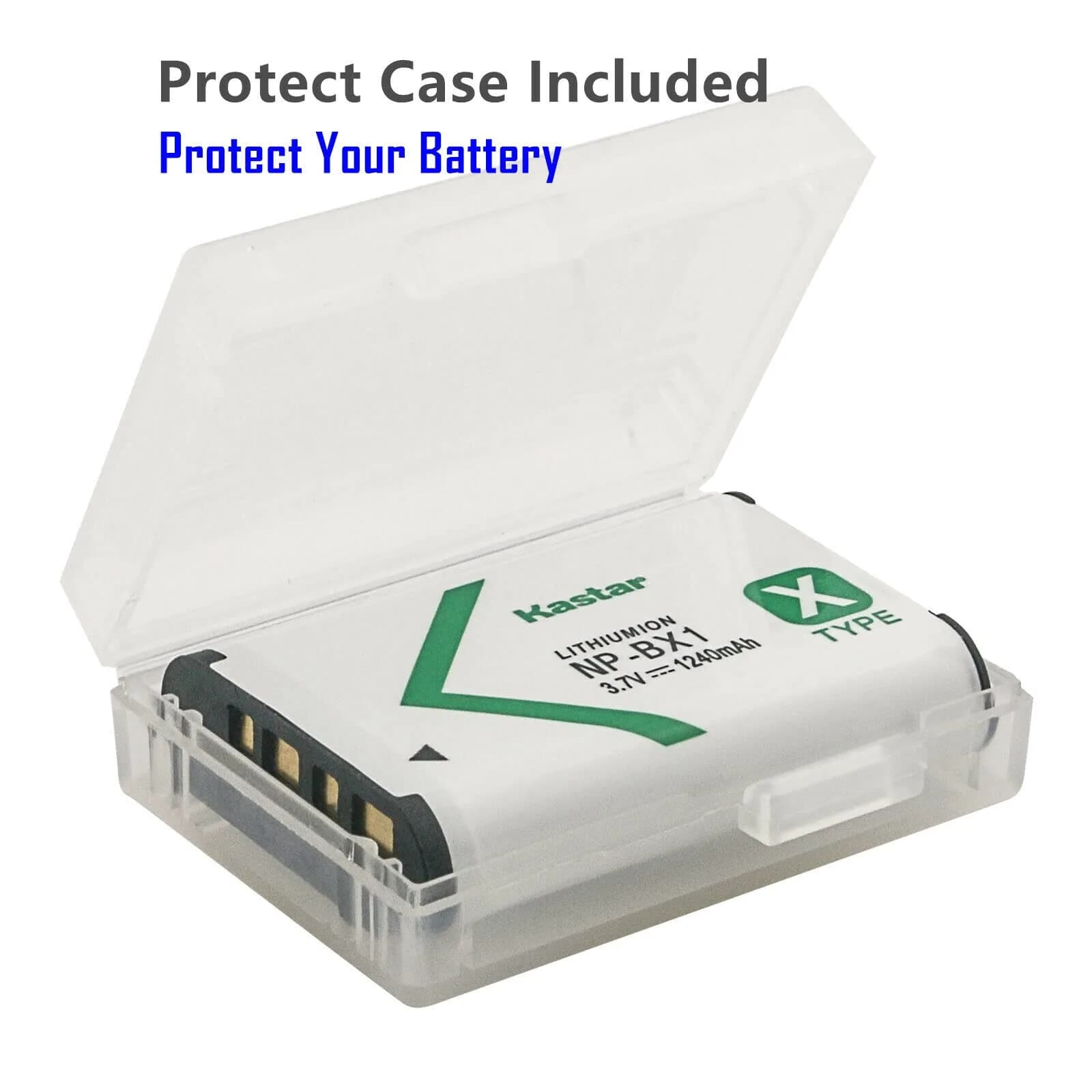 Kastar 2-Pack NP-BX1 Lithium-Ion Battery & LTD2 USB Charger | 1240mAh, 3.7V - view 2