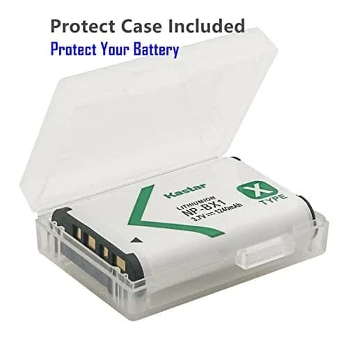 Kastar 2-Pack NP-BX1 Lithium-Ion Battery & LTD2 USB Charger | 1240mAh, 3.7V thumbnail 2