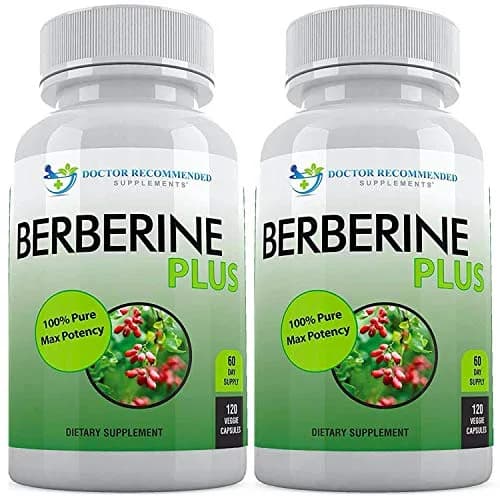 DOCTOR RECOMMENDED SUPPLEMENTS Berberine Plus 1200mg | 120 Veggie Capsules for Healthy System thumbnail 1