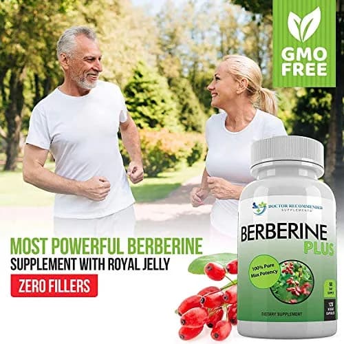DOCTOR RECOMMENDED SUPPLEMENTS Berberine Plus 1200mg | 120 Veggie Capsules for Healthy System thumbnail 5