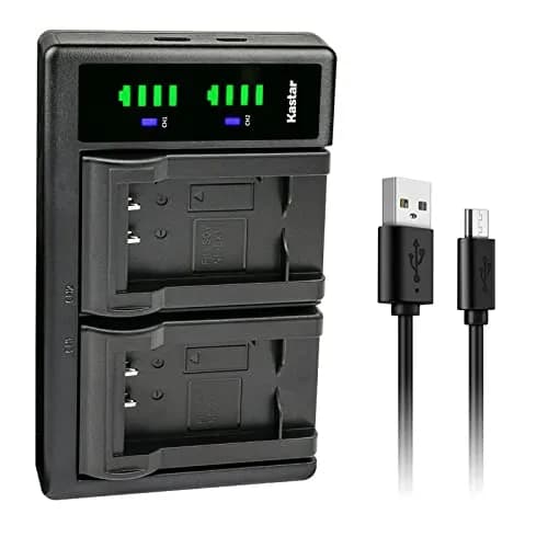 Kastar NP-BX1 LTD2 Dual USB Battery Charger | Charges 2 Batteries Simultaneously thumbnail 1