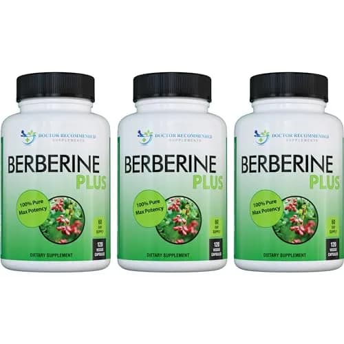 DOCTOR RECOMMENDED SUPPLEMENTS Berberine Plus 1200mg | 120 Veggie Capsules for Adults thumbnail 1