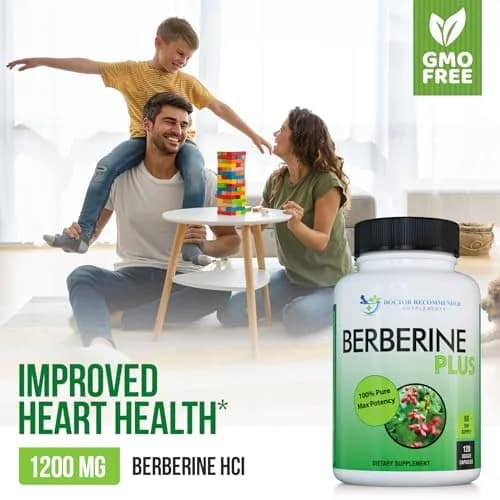 DOCTOR RECOMMENDED SUPPLEMENTS Berberine Plus 1200mg | 120 Veggie Capsules for Adults thumbnail 4