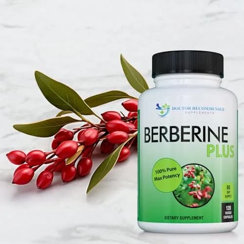 DOCTOR RECOMMENDED SUPPLEMENTS Berberine Plus 1200mg | 120 Veggie Capsules for Adults thumbnail 3