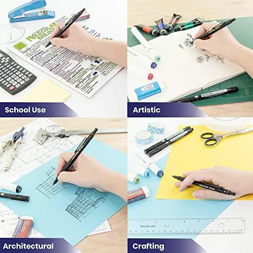 Pacific Arc Chromagraph Metal Mechanical Pencil 0.3 mm Black Barrel | Drafting & Sketching Tool thumbnail 5