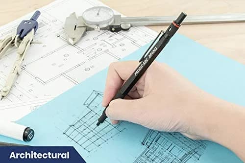Pacific Arc Chromagraph Metal Mechanical Pencil 0.3 mm Black Barrel | Drafting & Sketching Tool thumbnail 6