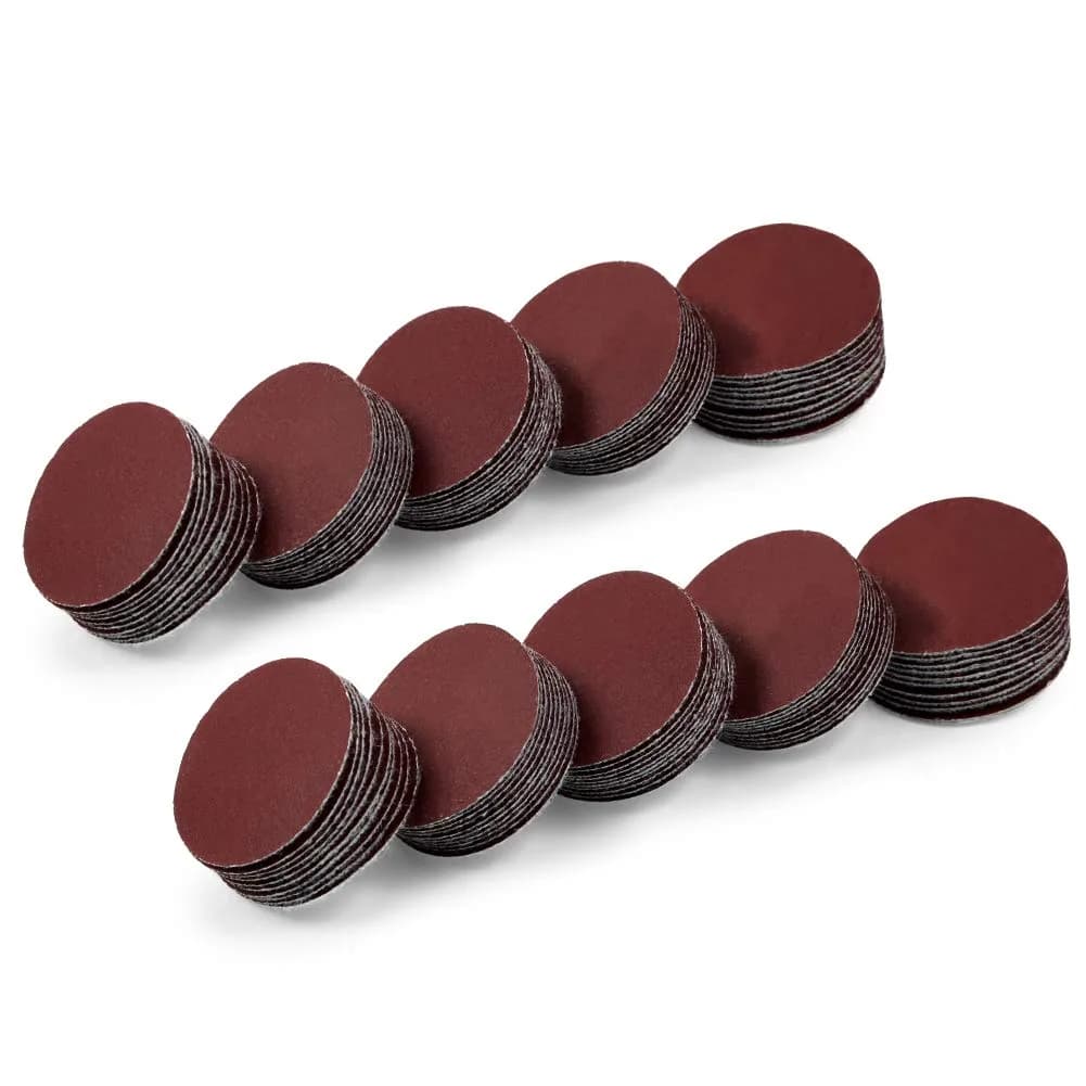 SPEEDWOX 1 Inch 400-Grit Hook & Loop Sanding Discs | Durable Aluminum Oxide for Wood & More — 800-Grit
