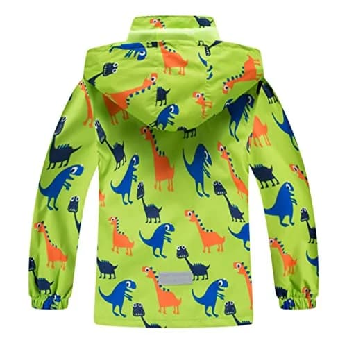 IjnUhb Waterproof Hooded Jacket for Boys Girls 6T | Windproof & Rainproof Kids Coat thumbnail 4