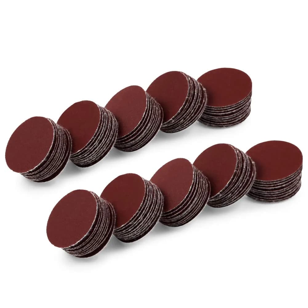 SPEEDWOX 1 Inch 400-Grit Hook & Loop Sanding Discs | Durable Aluminum Oxide for Wood & More — 400-Grit