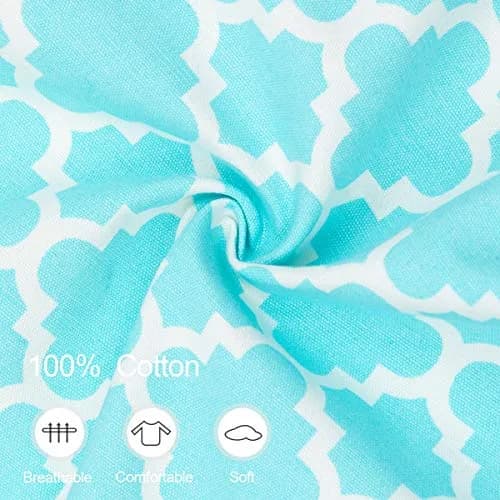 LessMo Kitchen Apron 65 x 85 cm | Adjustable Cotton Chef Apron for Kitchen & BBQ (Light Green) thumbnail 2