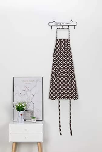 LessMo Cotton Apron with 3 Pockets | Adjustable Chef Apron for Kitchen & BBQ (Coffee) thumbnail 7