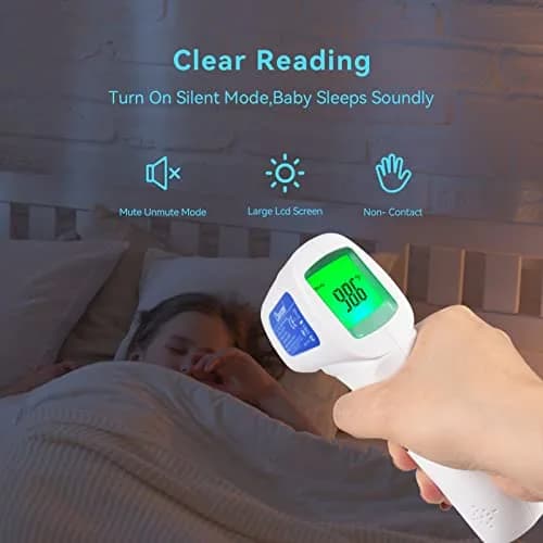 Berrcom Digital Infrared Forehead Thermometer 3 in 1 | Non Contact Fever Check for Kids & Adults thumbnail 5