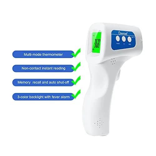 Berrcom Digital Infrared Forehead Thermometer 3 in 1 | Non Contact Fever Check for Kids & Adults thumbnail 8