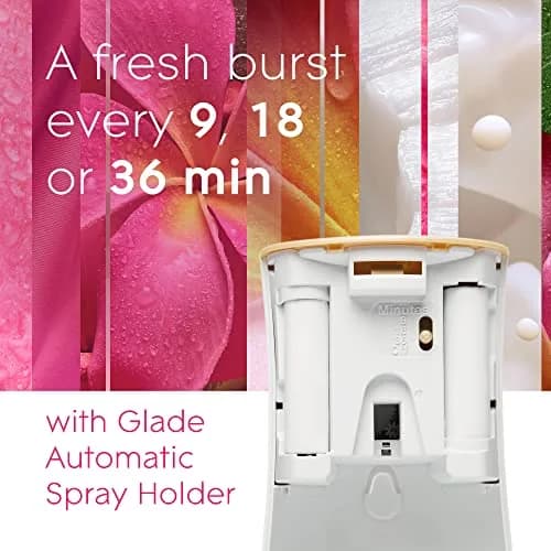 Glade Automatic Spray Air Freshener Refill Tropical Blossoms 6.2 Fl Oz (18.6 ml) | 3 Count Pack thumbnail 4