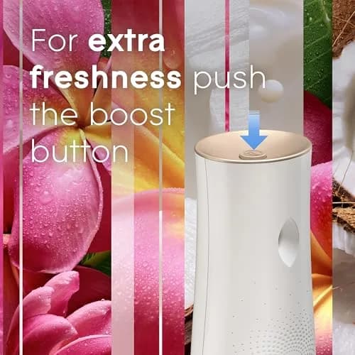 Glade Automatic Spray Air Freshener Refill Tropical Blossoms 6.2 Fl Oz (18.6 ml) | 3 Count Pack thumbnail 7