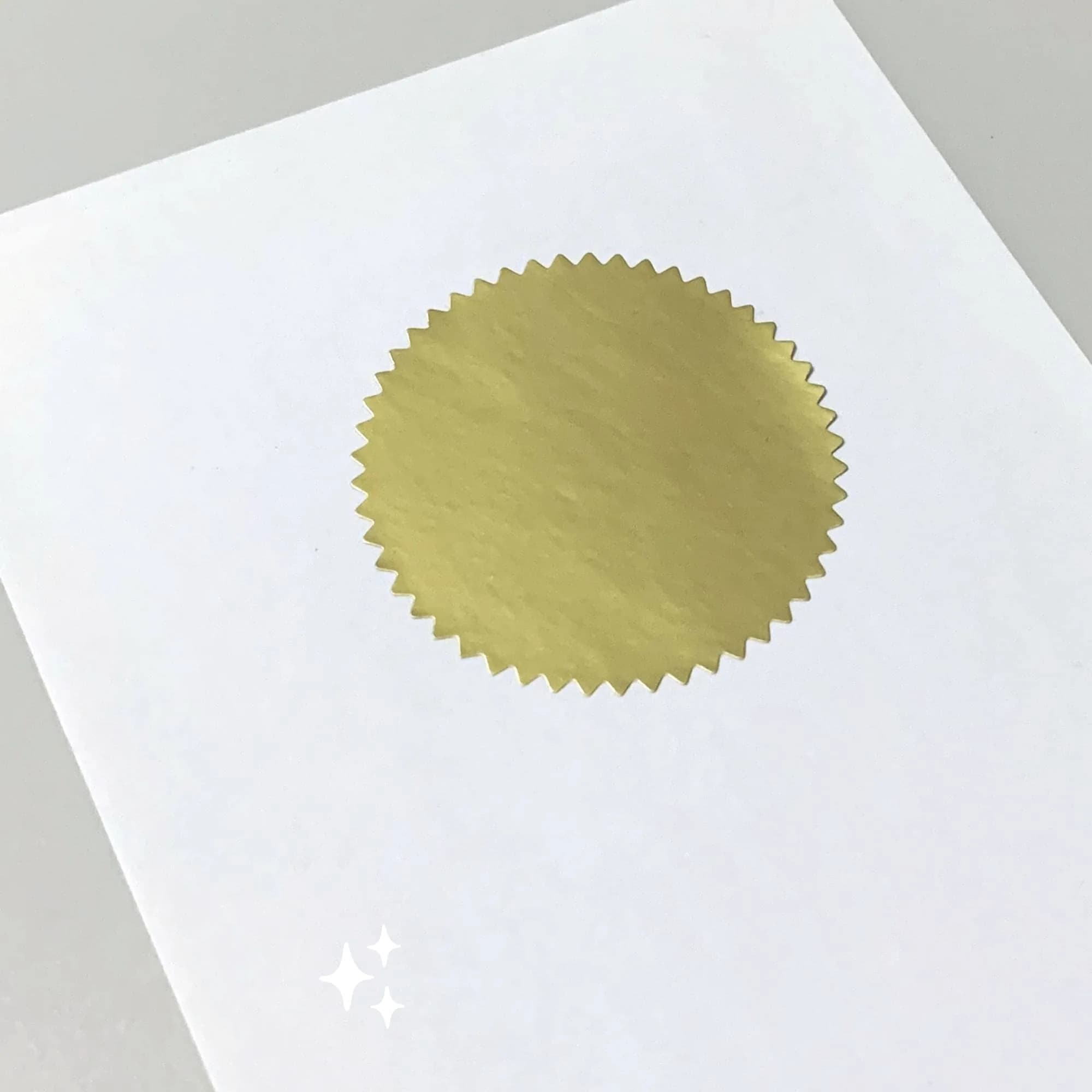 TownStix Gold Foil Seal Stickers for Certificates - 2 inch (5.1 cm) | Pack of 200 - view 5