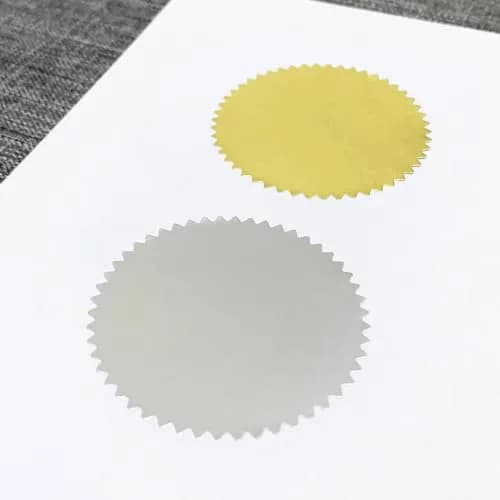 TownStix Gold Foil Seal Stickers for Certificates - 2 inch (5.1 cm) | Pack of 200 thumbnail 6