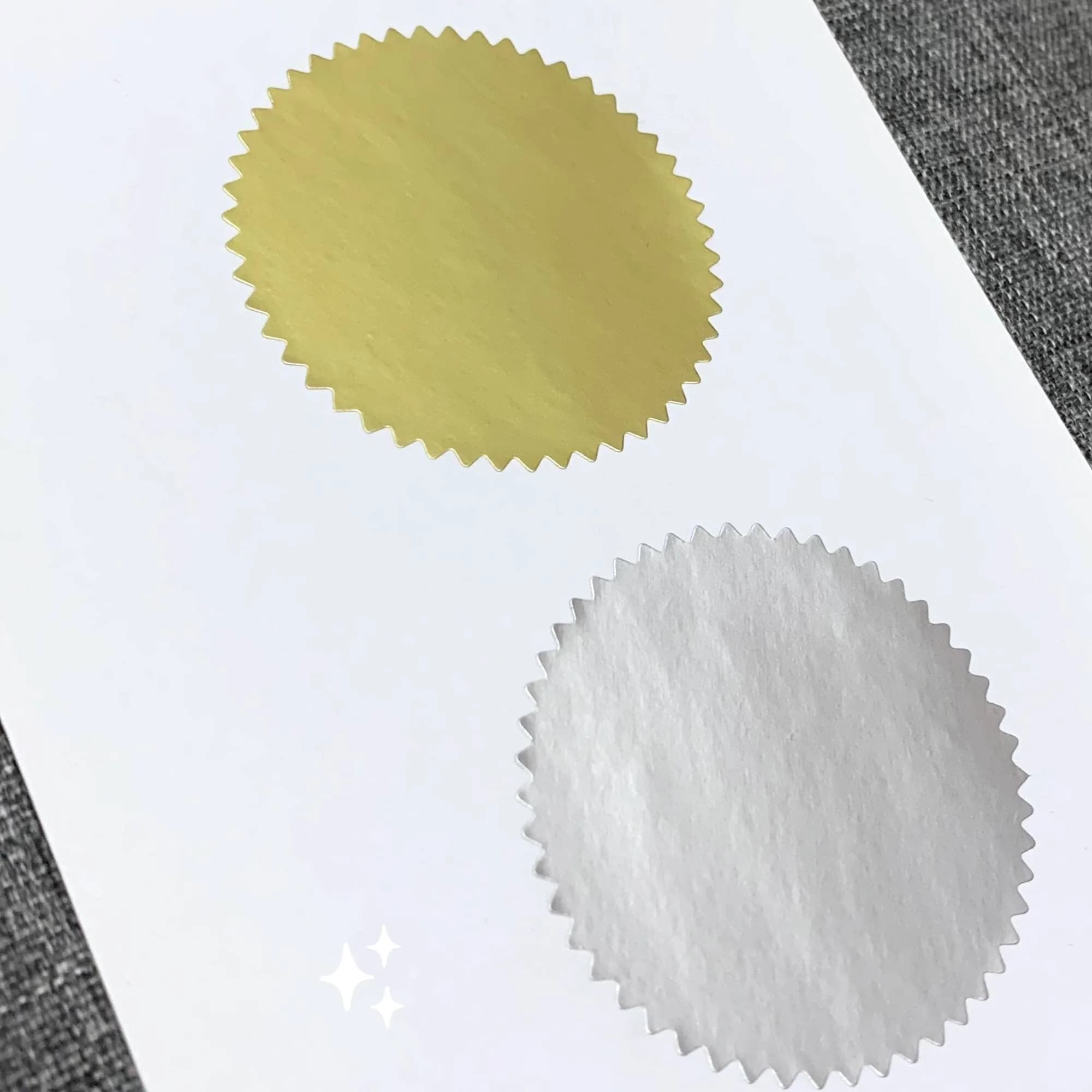 TownStix Gold Foil Seal Stickers for Certificates - 2 inch (5.1 cm) | Pack of 200 - view 7