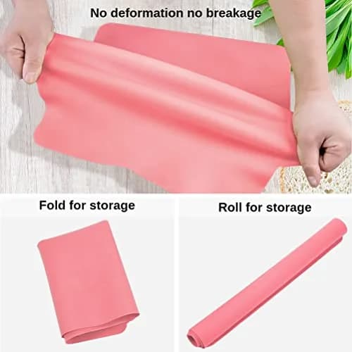 QPIX DIGITAL Extra Large Silicone Craft Mat 60x40 cm (23.62x15.75 inches) | BPA-Free Food-Grade Silicone for Kids Crafts, Baking, and Dining thumbnail 5