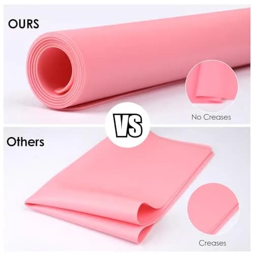 QPIX DIGITAL Extra Large Silicone Craft Mat 60x40 cm (23.62x15.75 inches) | BPA-Free Food-Grade Silicone for Kids Crafts, Baking, and Dining thumbnail 8