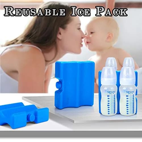 Teamoy Breastmilk Ice Pack Medium 16.8cm x 19cm x 5.4cm | BPA-Free Ice Pack for Breastmilk Storage thumbnail 6