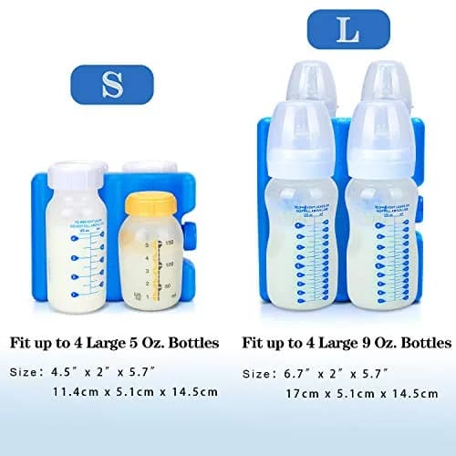 Teamoy Breastmilk Ice Pack Medium 16.8cm x 19cm x 5.4cm | BPA-Free Ice Pack for Breastmilk Storage thumbnail 2