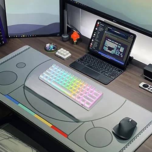 RK ROYAL KLUDGE RK61 Hot-Swappable Mechanical Keyboard | 61 Keys, RGB Backlit, White thumbnail 8