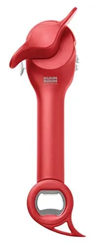 Kuhn Rikon 5-in-1 Auto Safety Master Opener for Cans, Bottles and Jars, White, 9 x 2.75 inches | Swiss Precision Kitchen Gadget thumbnail 2