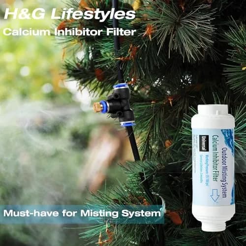 H&G lifestyles Misting System Calcium Inhibitor Filter | Protects Nozzles & Improves Water Quality thumbnail 8