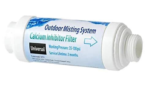H&G lifestyles Misting System Calcium Inhibitor Filter for Mister | Outdoor Water Filter for Patios & Gardens thumbnail 1