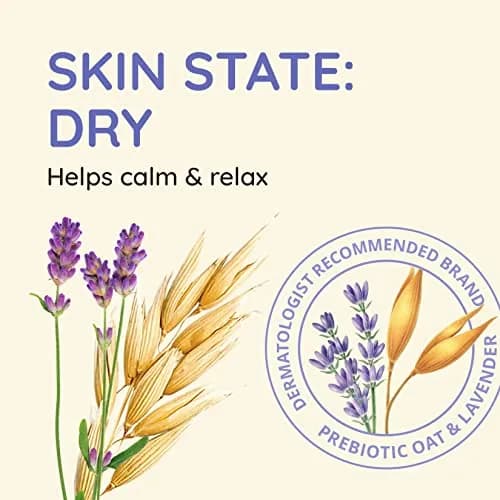 Aveeno Stress Relief Moisturizing Body Lotion Lavender Scent 75ml (2.5 Fl Oz) | Calms & Relaxes Skin with Prebiotic Oat thumbnail 5