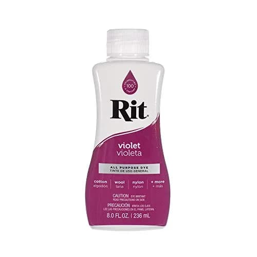 Craft County Rit Dye Liquid Violet 8 Oz | Vibrant Color for Fabric & Crafts thumbnail 1