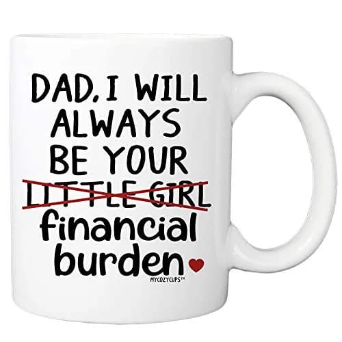 MyCozyCups Father's Day Mug For Dad From Daughter | Funny 11oz Gift for Dad in India thumbnail 1
