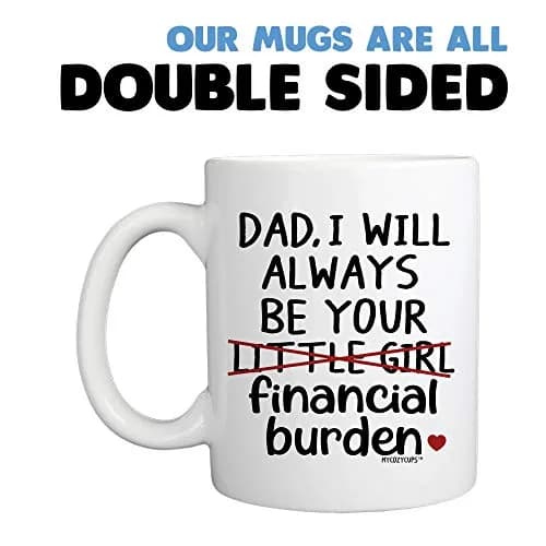 MyCozyCups Father's Day Mug For Dad From Daughter | Funny 11oz Gift for Dad in India thumbnail 6