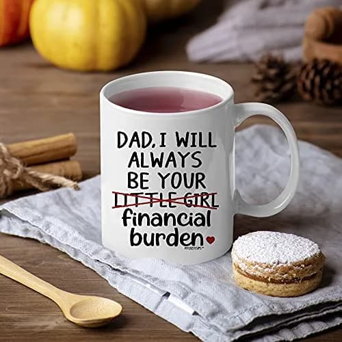 MyCozyCups Father's Day Mug For Dad From Daughter | Funny 11oz Gift for Dad in India thumbnail 7