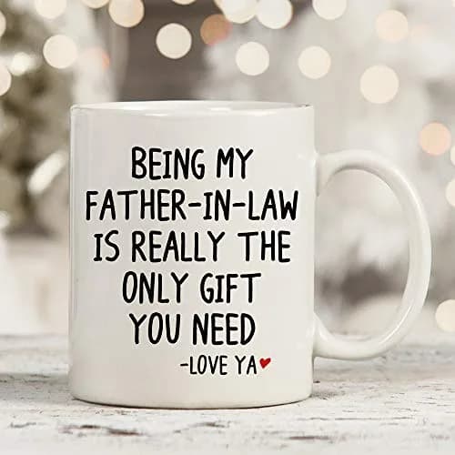 MyCozyCups Father's Day Mug for In Law 11oz | Funny Sarcastic Gift for Dad-in-Law thumbnail 4