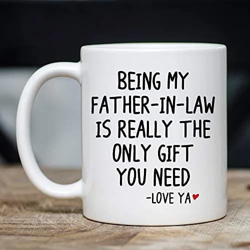 MyCozyCups Father's Day Mug for In Law 11oz | Funny Sarcastic Gift for Dad-in-Law thumbnail 2