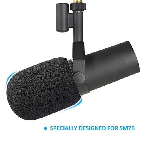 YOUSHARES SM7B Foam Windscreen for Shure SM7B Microphone | Noise Reduction thumbnail 2