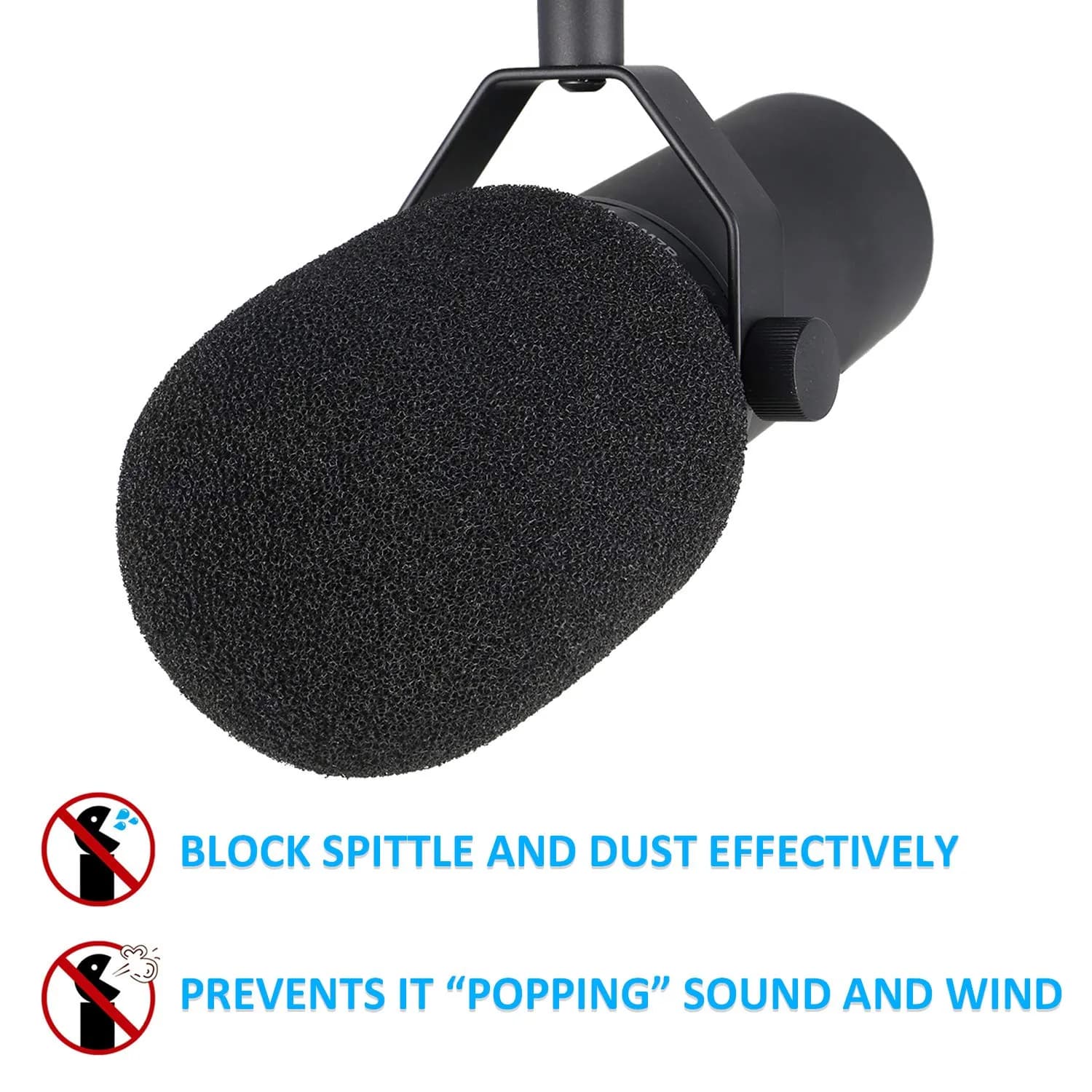 YOUSHARES SM7B Foam Windscreen for Shure SM7B Microphone | Noise Reduction - view 4