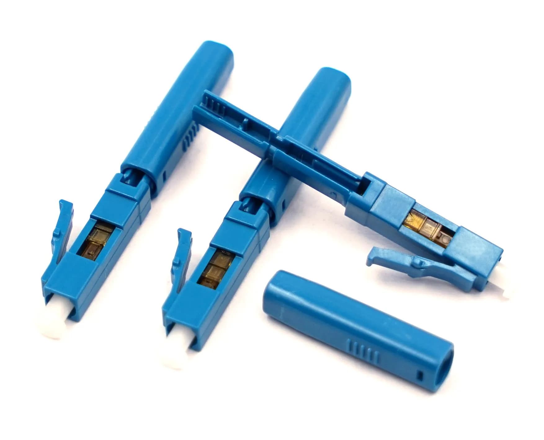 Leite LC MM Fiber Optic Connectors 10pcs | High Reliability, Reusable, Polished for Multimode Fiber — LC/UPC