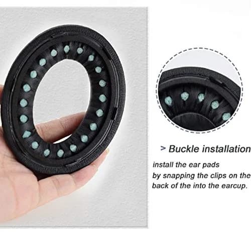 Luckvan Replacement Ear Pads for Bose 700 Headphones - NC700 Ear Pads Cushion, Black (5 in x 4 in x 0.5 in) thumbnail 5