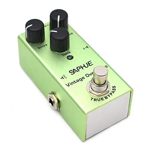 SAPHUE Vintage Overdrive Guitar Effects Pedal 9V | Classic Tube Screamer Tone, True Bypass, Compact Metal Shell thumbnail 1