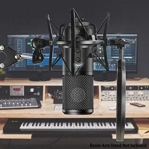 YOUSHARES Shock Mount with Pop Filter & Windscreen for Audio-Technica ATR2500X/ATR2500 USB Mics | Reduces Vibration Noise thumbnail 7