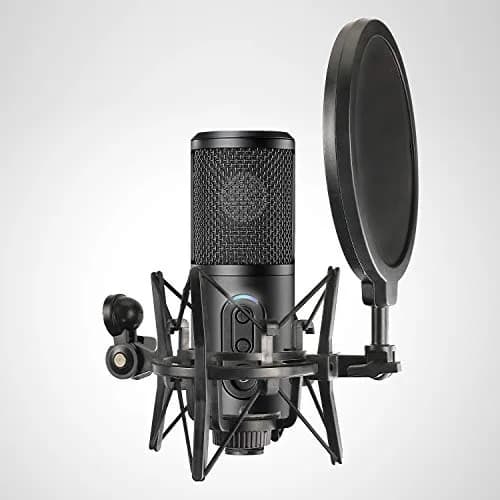 YOUSHARES Shock Mount with Pop Filter & Windscreen for Audio-Technica ATR2500X/ATR2500 USB Mics | Reduces Vibration Noise thumbnail 2