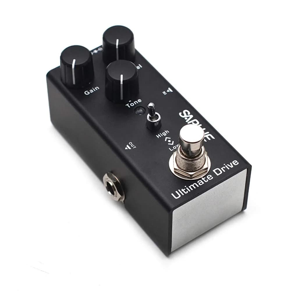 SAPHUE Classic Chorus Guitar Effects Pedal 10.67cm (4.2in) | True Bypass Analog Tone — Black