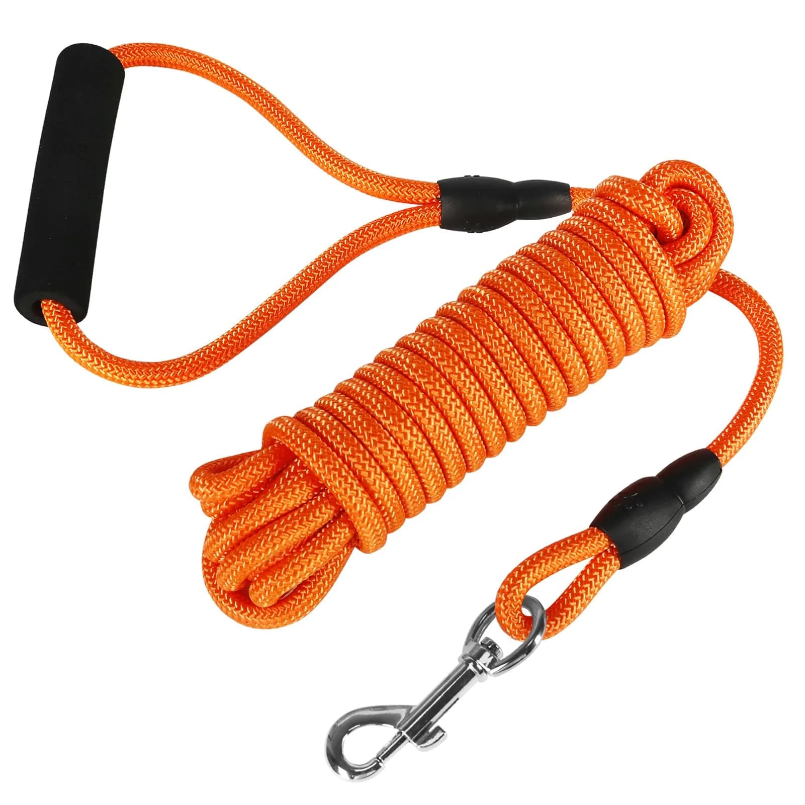 Vivifying Floating Long Dog Leash 6.1m (20ft) Orange | Durable Training Leash for Recall & Swimming — Orange