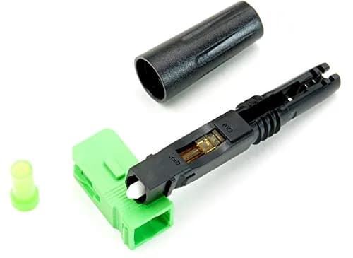 Leite SC APC Fiber Optic Quick Connector 10-Pack | Reusable Mechanical Fast Connectors for FTTH CATV Network thumbnail 2